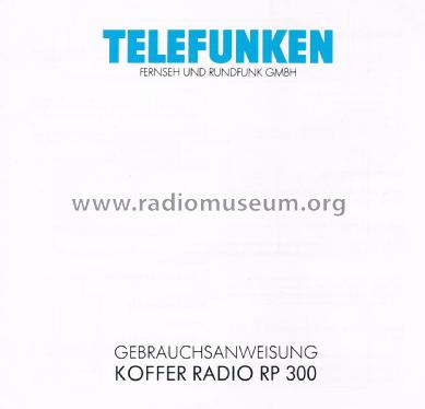 Partner RP300; Telefunken (ID = 2098075) Radio