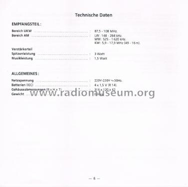 Partner RP300; Telefunken (ID = 2098079) Radio
