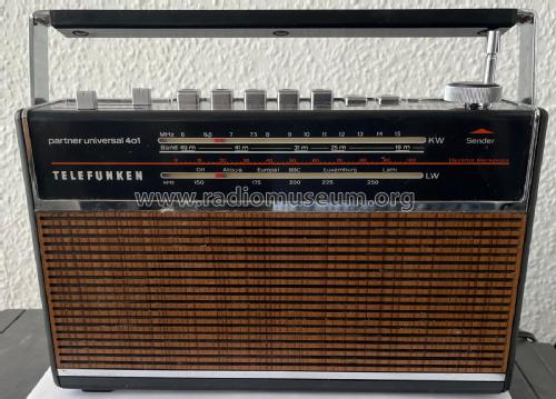 partner universal 401; Telefunken (ID = 3027656) Radio