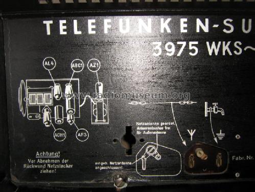 Phono-Super 3975WKS ; Telefunken (ID = 451620) Radio