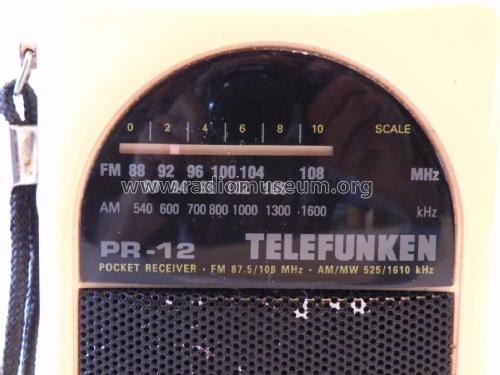 Pocket Receiver PR-12 ; Telefunken (ID = 2430674) Radio