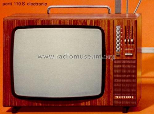 Porti 170S electronic; Telefunken (ID = 980086) Television