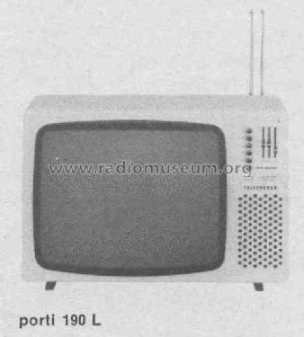 Porti 190L Ch= 211; Telefunken (ID = 444540) Televisión