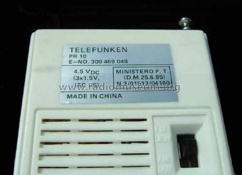 PR10; Telefunken (ID = 2511830) Radio