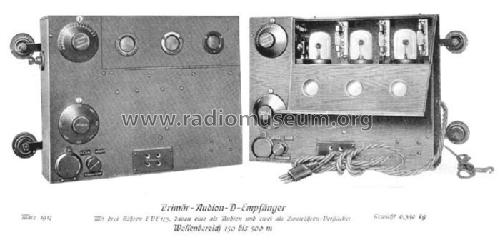 Primär-Audion-D-Empfänger ; Telefunken (ID = 106727) Radio