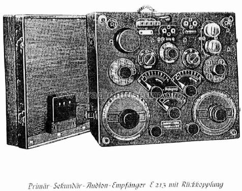 Primär- und Sekundär-Empfänger E213; Telefunken (ID = 1070704) Commercial Re