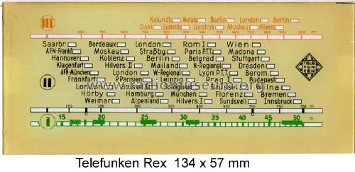 Rex ; Telefunken (ID = 721877) Radio