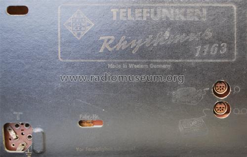 Rhythmus 1163; Telefunken (ID = 1493397) Radio