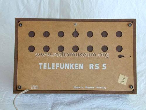 RS5; Telefunken (ID = 137460) Speaker-P