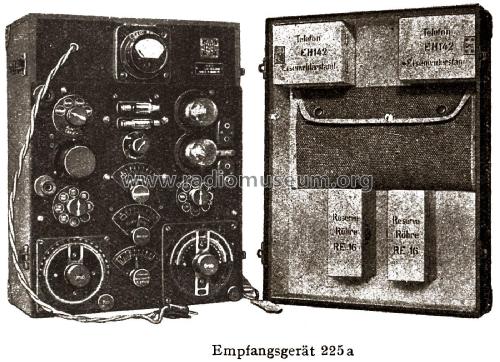 Sekundär-Audion-Empfänger E.225a; Telefunken (ID = 2227508) Radio