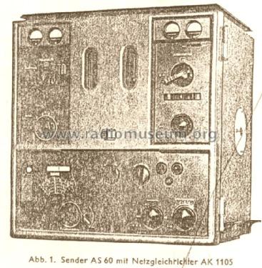 Sender 1,4 kW AS 60; Telefunken (ID = 1878936) Commercial Tr