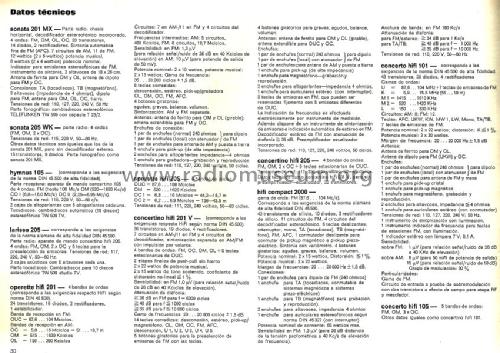 Sonata 205WK; Telefunken (ID = 1564726) Radio