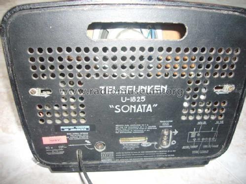 Sonata U1825; Telefunken (ID = 1718039) Radio