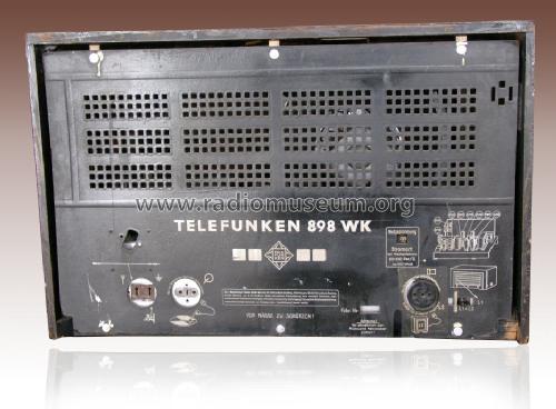Spitzen-Super 898WK ; Telefunken (ID = 634763) Radio