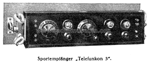 Sportempfänger 1925; Telefunken (ID = 2320138) Radio