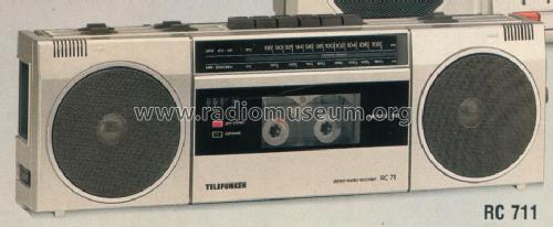Stereo Radio Recorder RC-711; Telefunken (ID = 1274516) Radio