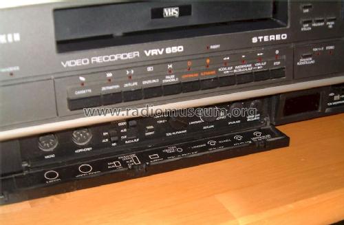 Stereo Videorecorder VRV-650 - E-Nr. 552 475 027; Telefunken (ID = 1372528) R-Player