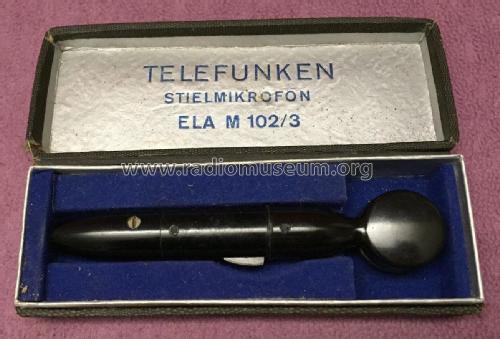 Stielmikrofon Ela M 102/3; Telefunken (ID = 1813427) Microphone/PU