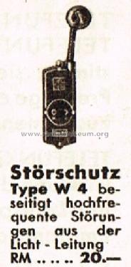 Störschutz W4; Telefunken (ID = 1548442) Misc