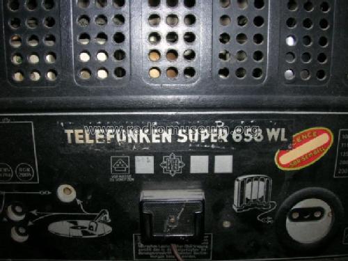 Super 658WL ; Telefunken (ID = 218039) Radio