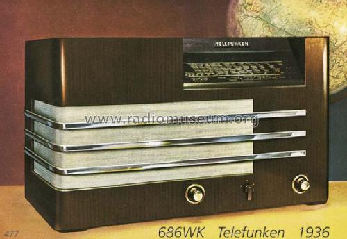 Super 686WK ; Telefunken (ID = 1118) Radio
