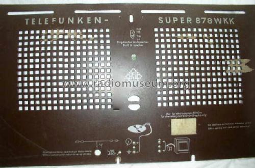 Super 878WKK ; Telefunken (ID = 120108) Radio