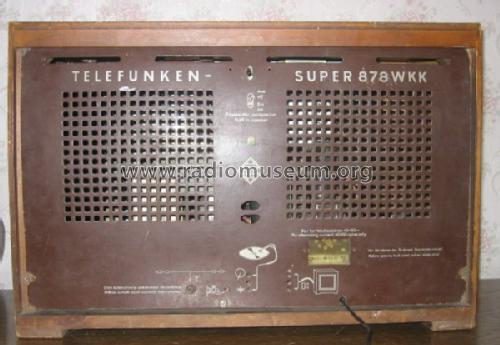 Super 878WKK ; Telefunken (ID = 201981) Radio