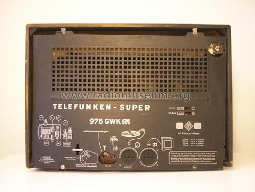 Super 975GWK ; Telefunken (ID = 1615582) Radio