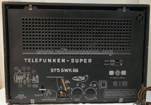 Super 975GWK ; Telefunken (ID = 2867771) Radio