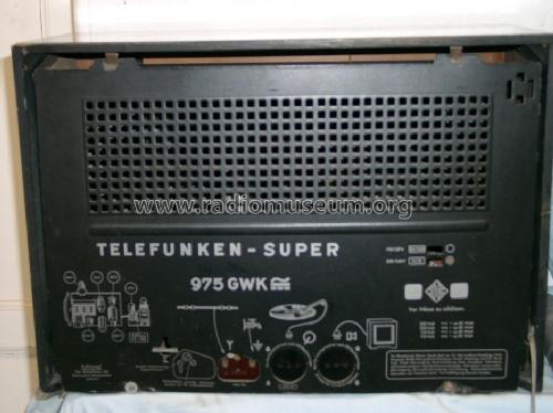 Super 975GWK ; Telefunken (ID = 29157) Radio