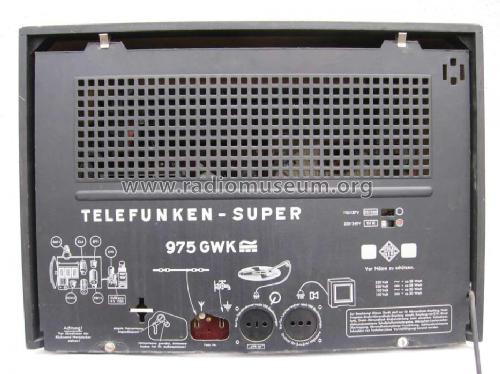 Super 975GWK ; Telefunken (ID = 427628) Radio
