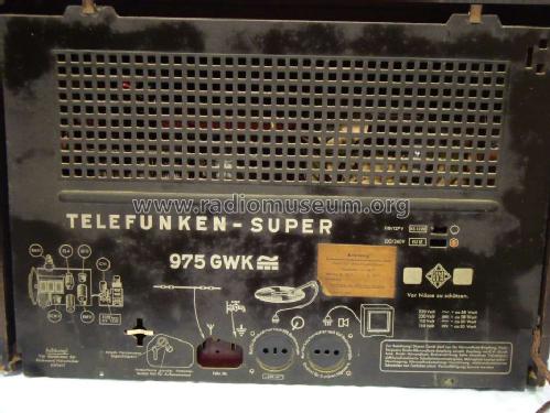 Super 975GWK ; Telefunken (ID = 573802) Radio