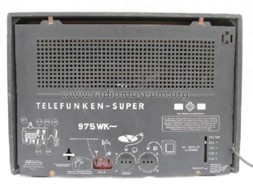 Super 975WK ; Telefunken (ID = 228757) Radio