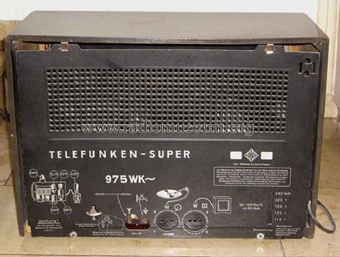 Super 975WK ; Telefunken (ID = 361906) Radio