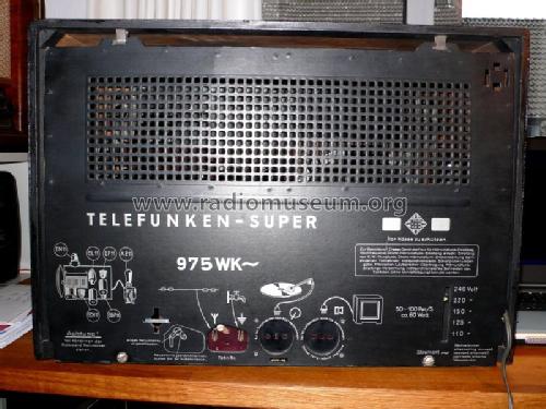 Super 975WK ; Telefunken (ID = 529454) Radio