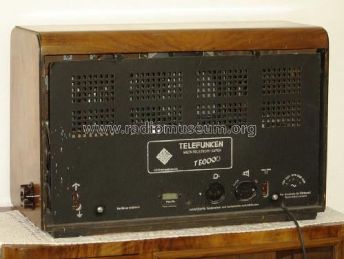 Spitzen-Super T5000 T5000W; Telefunken (ID = 351572) Radio