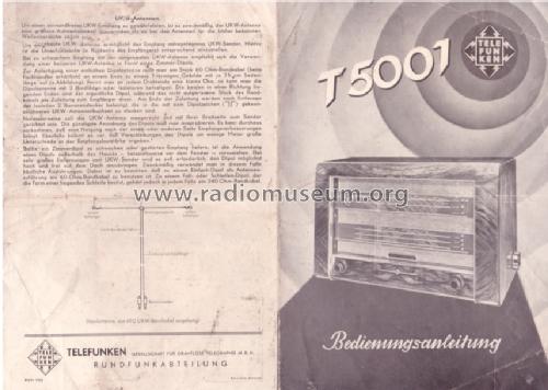 T5001; Telefunken (ID = 1531052) Radio