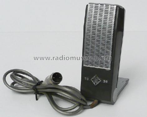 Dynamisches Mikrofon TD 20 TS - Best.Nr. 60.00.111 und 60.00.119; Telefunken (ID = 942601) Microphone/PU