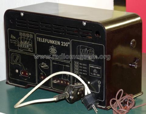 Telefunken Katzenkopf 230W ; Telefunken (ID = 1982465) Radio