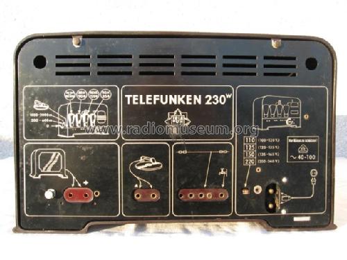 Telefunken Katzenkopf 230W ; Telefunken (ID = 393267) Radio