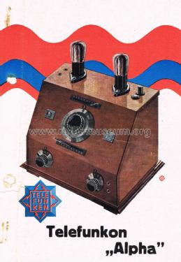 Telefunkon Alpha; Telefunken (ID = 1958923) Radio