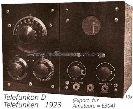 Telefunkon D E304; Telefunken (ID = 1084) Radio