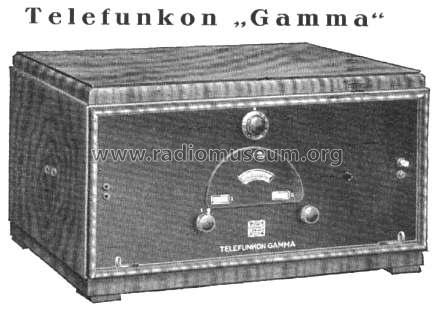 Telefunkon Gamma; Telefunken (ID = 31473) Radio