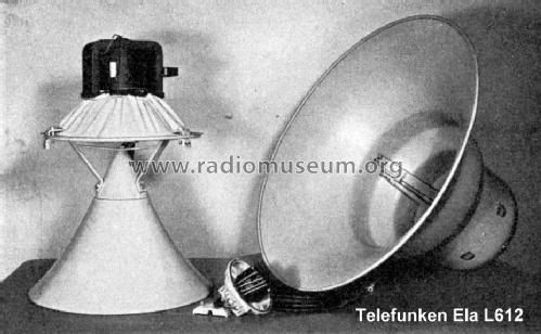 Tiefstrahl-Ampel Ela L 612; Telefunken (ID = 805024) Altavoz-Au