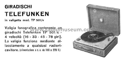 TP501/v; Telefunken (ID = 2088912) R-Player