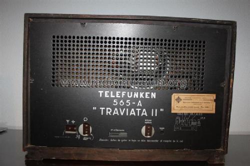 Traviata II 565A; Telefunken (ID = 1449438) Radio