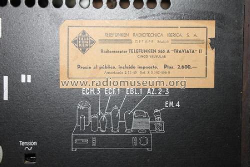 Traviata II 565A; Telefunken (ID = 1449444) Radio