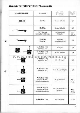 Doppelnadelsystem TTU; Telefunken (ID = 2600715) Microphone/PU