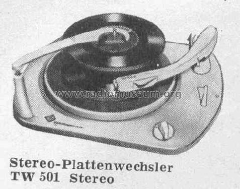 TW501 Stereo; Telefunken (ID = 376624) R-Player