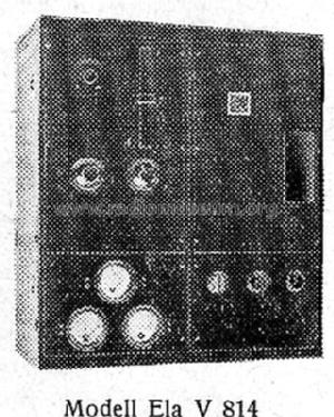 Studioverstärker Ela V814; Telefunken (ID = 1509167) Ampl/Mixer